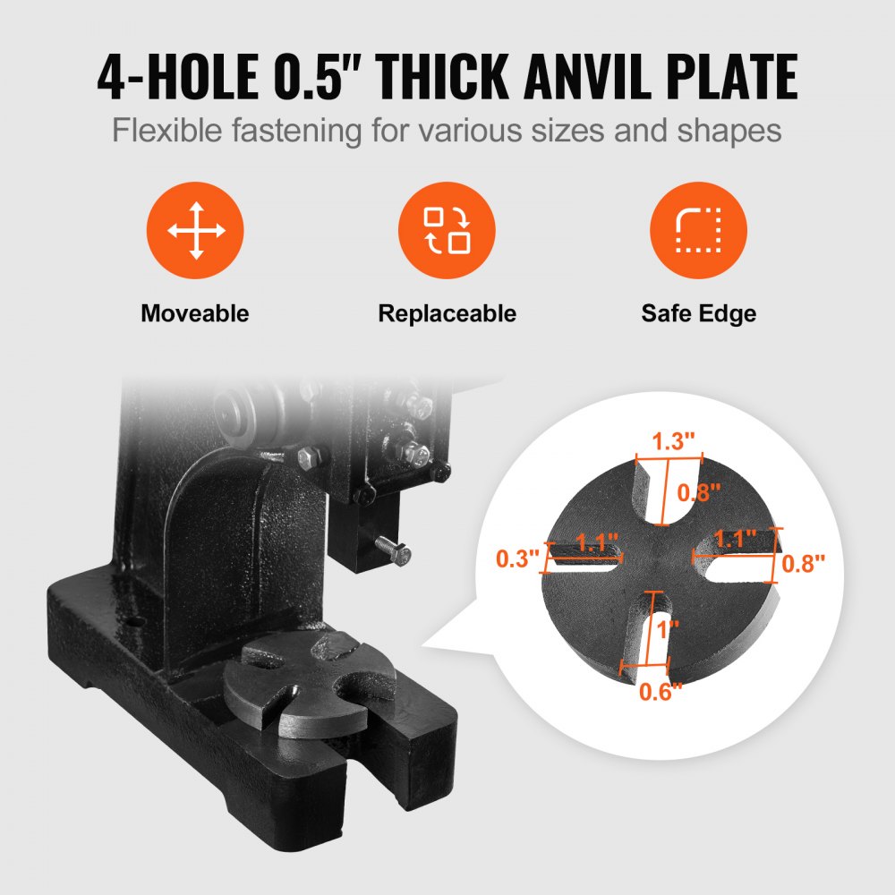 Manuaalne Võllipress (0,5 Tonni, 11,9 cm Käik, 18 cm Rammi Pikkus) – toote pilt 4