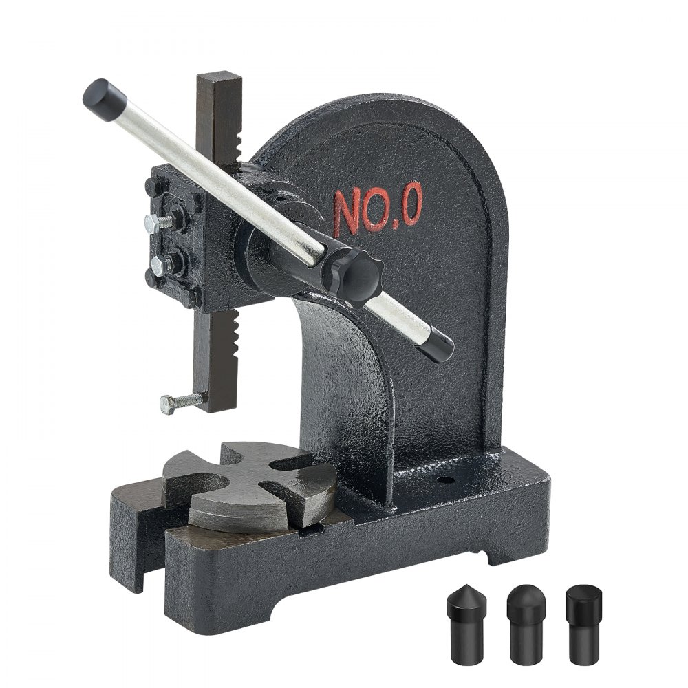manuaalne võllipress 0,5 tonni – Manuaalne Võllipress (0,5 Tonni, 11,9 cm Käik, 18 cm Rammi Pikkus)