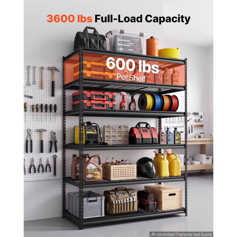 Metallist Hoiuriiul (6 Tasandit, 140 X 61,2 X 195,8 Cm, 1633 Kg) – toote pilt 1