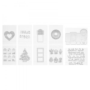 metallist lõiketerade komplekt 10 tk – Metallist lõiketerade komplekt (10 tk, süsinikteras, 210x160 mm)