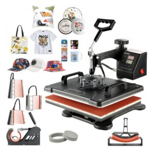 mitmefunktsionaalne kuumpress 1250 W – Mitmefunktsionaalne kuumpress (1250 W, 30 x 38 cm, 8-ühes)