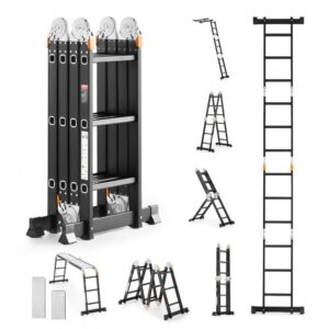 mitmeotstarbeline kokkupandav redel 7-ühes-1 – Mitmeotstarbeline Kokkupandav Redel, 7-Ühes-1, 139,8 cm, 150 kg