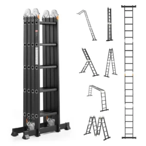 mitmeotstarbeline kokkupandav redel 7-ühes-1 – Mitmeotstarbeline Kokkupandav Redel, 7-Ühes-1, 228,3 cm, 150 kg