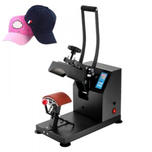 mütside kuumpress 350 W – Mütside Kuumpress 600W 14 x 9 cm Digitaalse Taimeri ja Temperatuurikontrolliga