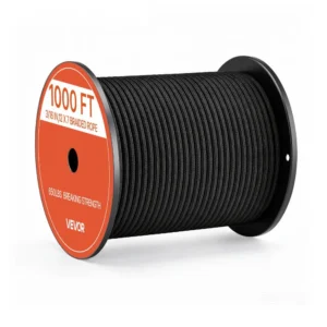 nailonist paracord köis 305 m – Nailonist Langevarjuköis 4,7 Mm X 305 M, 295 Kg Tõmbetugevus, Must