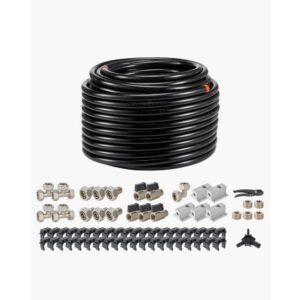 õhukompressori torustikukomplekt 60,96 m – Õhukompressori Torustikukomplekt, 60,96 m x 1,9 cm, HDPE-Alumiinium, Must