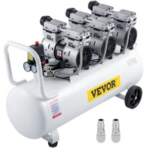 õlivaba õhukompressor 80 L – Õlivaba õhukompressor (80 L paak, 2,2 kW, 7,9 bar)