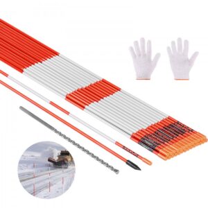 oranžid sõidutee tähised 122 cm – Oranžid sõidutee tähised (122 cm, 6,35 mm läbimõõt, 200 tk)