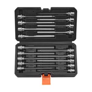 pika varrega kuuskantpadrunite komplekt – Pika Varrega Kuuskantpadrunite Komplekt (18 Tk, 9,5 mm, 3-12 mm)