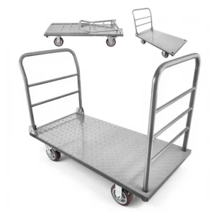 platvormkäru eemaldatava kaitsepiirdega – Platvormkäru Eemaldatava Kaitsepiirdega (1202 kg, 122×61×92 cm)