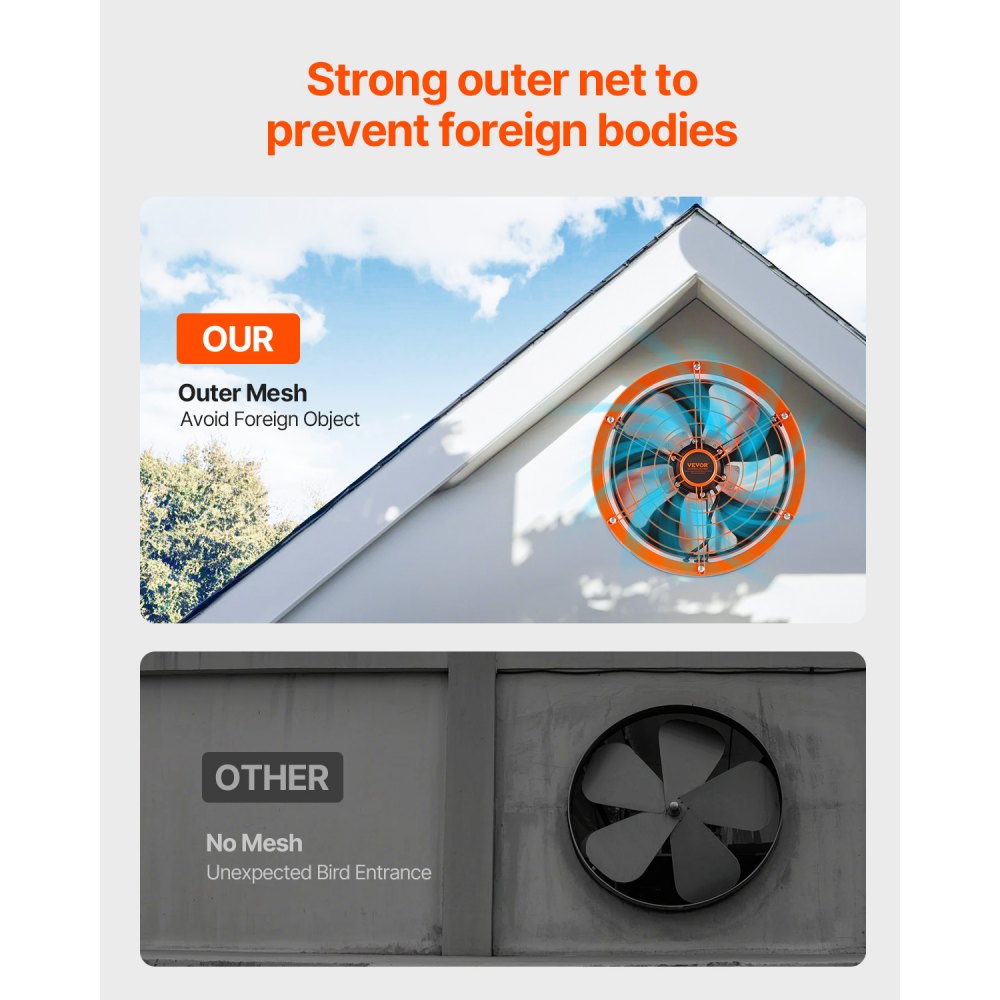 Pööningule paigaldatav päikesepaneeliga ventilaator (35,6 cm, 1300 CFM, termostaat) – toote pilt 4