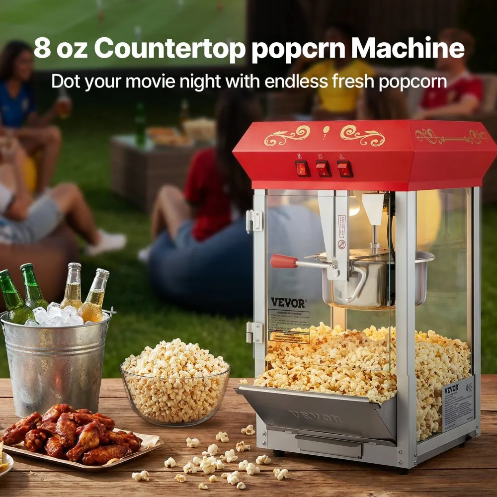Popkornimasin (850 W, 227 g Katel, 48 Tassi Portsjon) – toote pilt 1