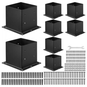 postikinnituskomplekt süsinikterasest 92x92 mm – Postikinnituskomplekt (8 tk, 92x92 mm, Süsinikterasest)