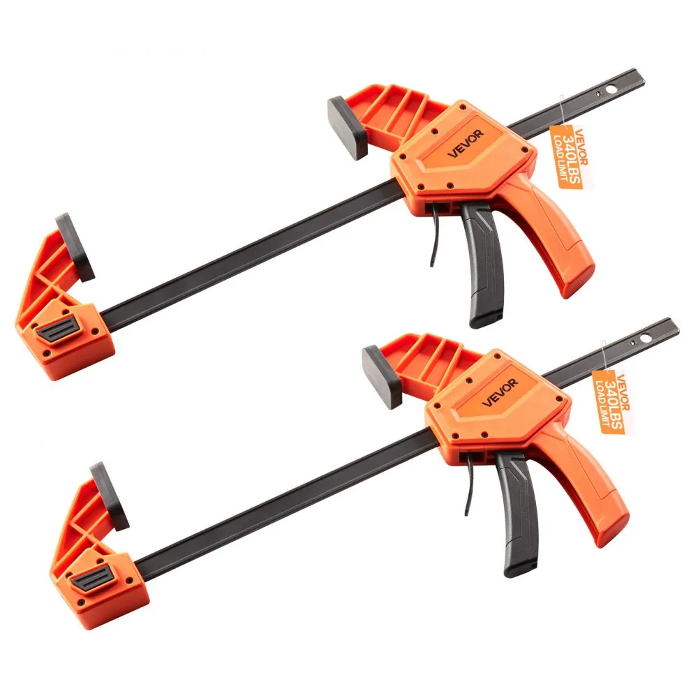puidutöötlemise F-klambrid 30,48 cm – Puidutöötlemise F-Klambrid (30,48 Cm, 154 Kg Koormuspiir, Plast Ja Süsinikteras)