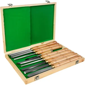 puusepa treitööriistade komplekt – Puusepa Treitööriistade Komplekt (8 Tk, HSS Teras, 41 Cm Pikkus)