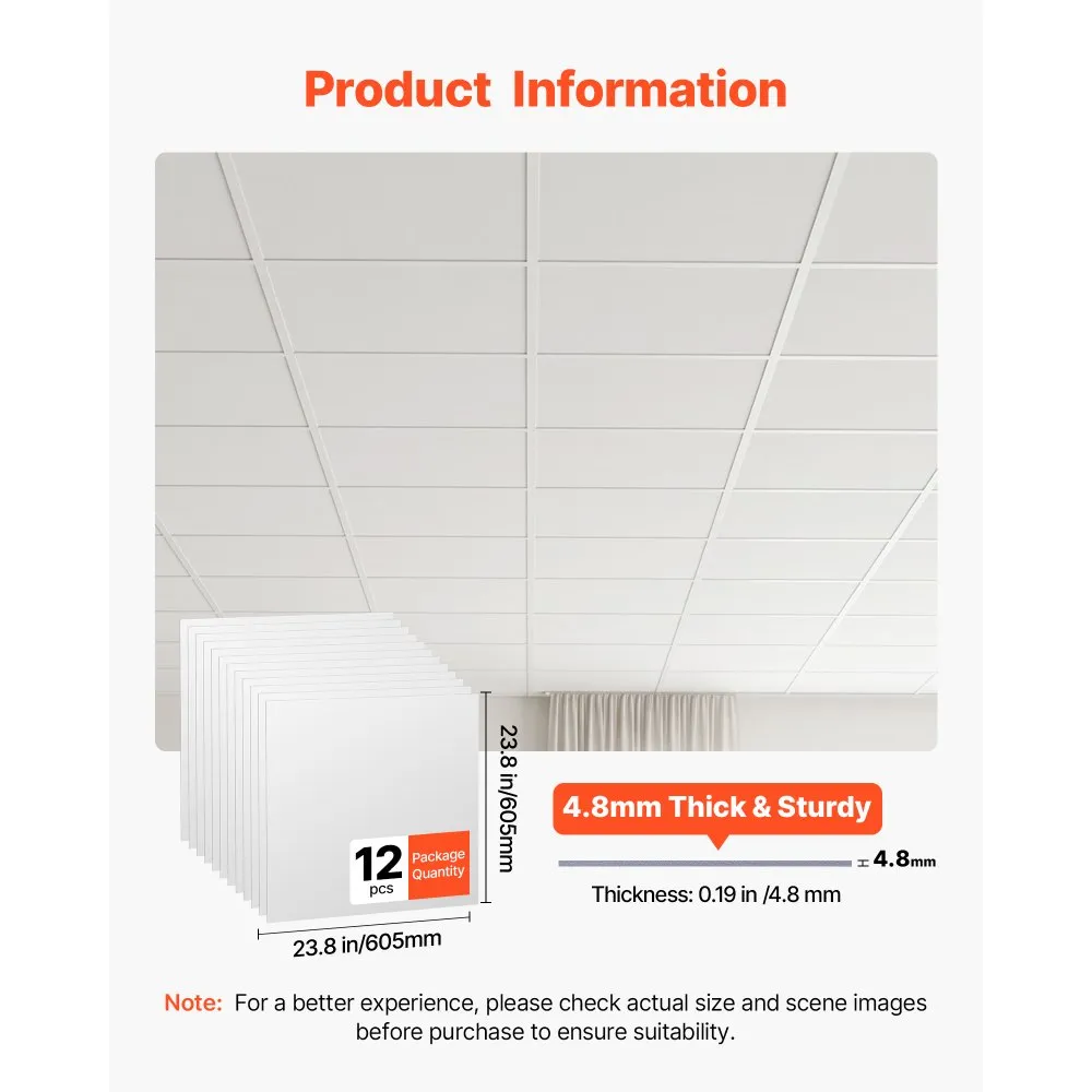 PVC Laeplaadid (12 Tk, 60,5 x 60,5 Cm, Veekindlad) – toote pilt 1