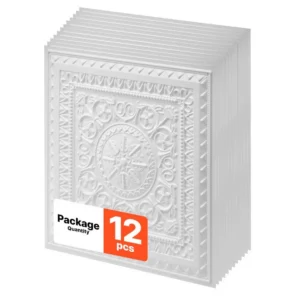 PVC laeplaadid 605x605 mm – PVC Laeplaadid (605x605 Mm, 12 Tk, 3D Geomeetriline)