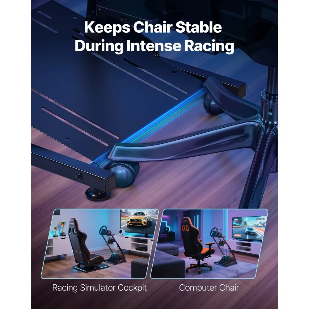 Reguleeritav ja kokkupandav roolialus (Logitech ja Thrustmaster ühilduvus) – toote pilt 4