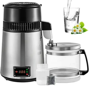 reguleeritav veepuhasti destilleerija 4L – Reguleeritav veepuhasti destilleerija (4 L, 750 W)