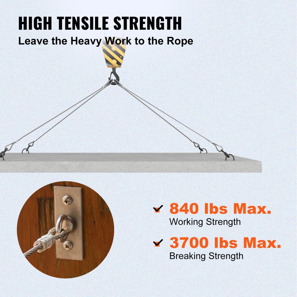 Roostevaba Terasest Lennukikaabel 150 m 4,76 mm 7x19 Trossirull – toote pilt 4