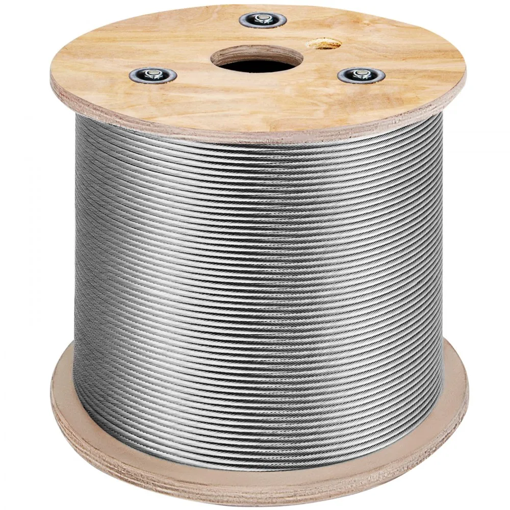 roostevaba terasest trossirull – Roostevaba Terasest Lennukikaabel 150 m 4,76 mm 7x19 Trossirull
