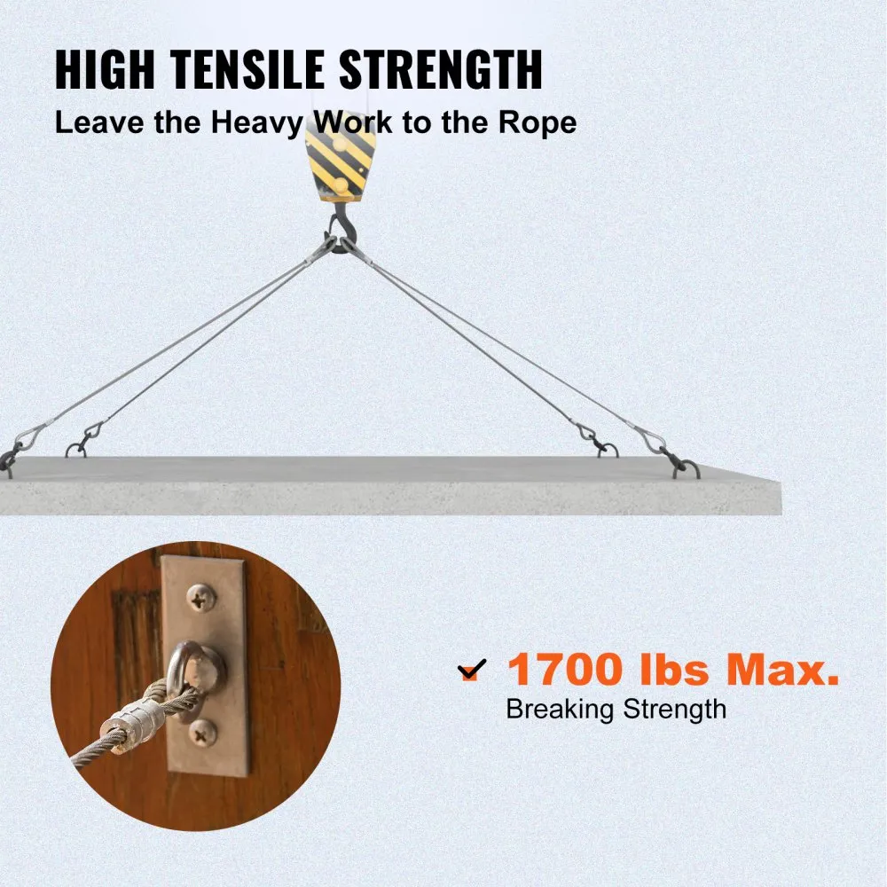 Roostevabast Terasest Kaabel (3,2 Mm, 1524 M, 7x7 Kiud) – toote pilt 4