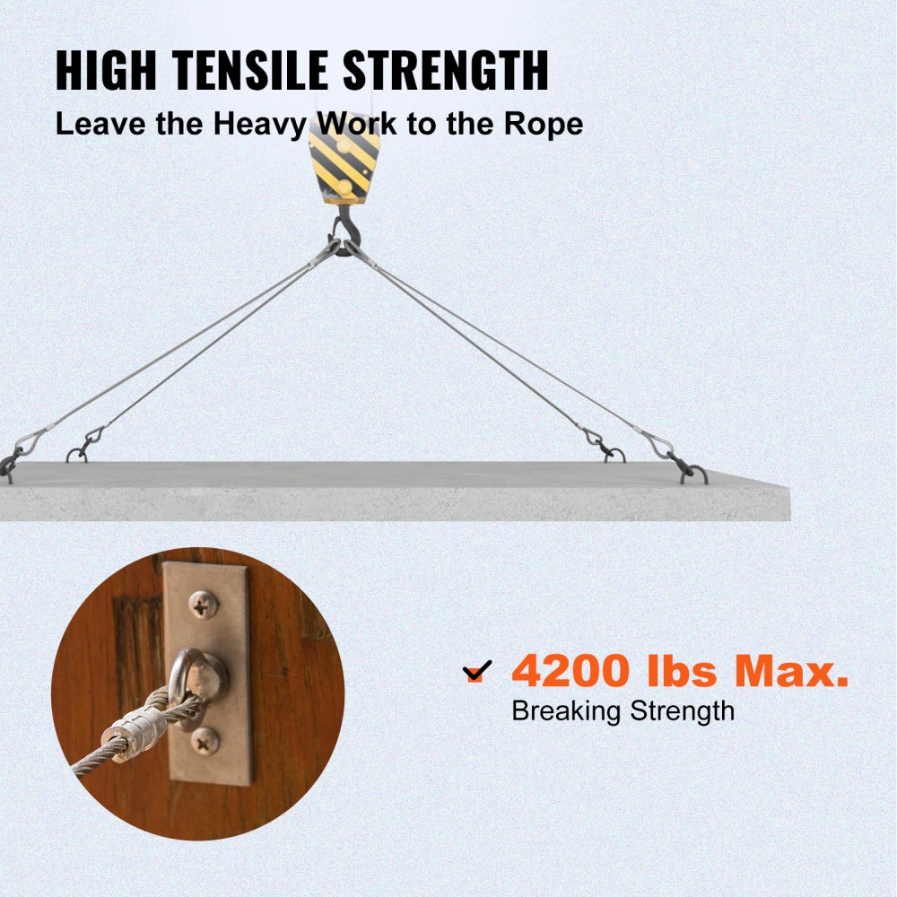 Roostevabast Terasest Tross (152,4 m, 0,48 cm, 1x19 Kiudu) – toote pilt 4