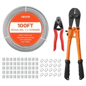 roostevabast terasest trossikomplekt 3,2 mm – Roostevabast Terasest Trossikomplekt (3,2 Mm, 30,5 M, 7,1 Kn)