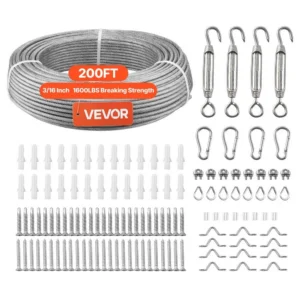 roostevabast terasest trossikomplekt 4,76 mm – Roostevabast Terasest Trossikomplekt (4,76 Mm, 61 M, 7,1 Kn)