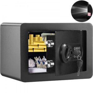 seif terasest digitaalne klaviatuur – Seif (14,2 L, Teras, Digitaalne Klaviatuur, 35,1 x 24,9 x 24,9 cm)