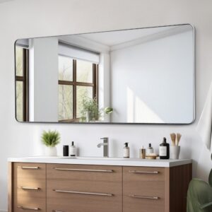 seinale kinnitatav meigipeegel 81×183 cm – Seinale Kinnitatav Meigipeegel (0,38 cm Paks, 81×183 cm, Alumiiniumraam)