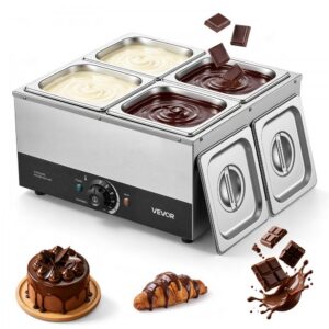 šokolaadi sulatusseade 4 paagiga – Šokolaadi sulatusseade (4 paaki, 1200 W, 30–85 °C)