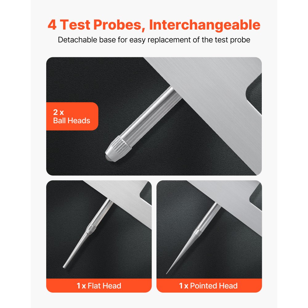 Sügavuse Mikromeeter (0-56 cm, 0,0025 cm Täpsus, 4 Alasi) – toote pilt 3
