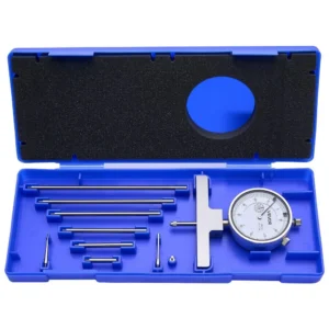 sügavuse mikromeeter 0–55,88 cm – Sügavuse Mikromeeter (0-56 cm, 0,0025 cm Täpsus, 4 Alasi)