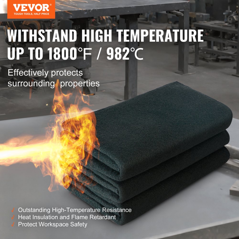 Süsinikkiust Keevitustekk, 950 x 910 Mm, 982°C, 4 Tk Komplekt – toote pilt 1