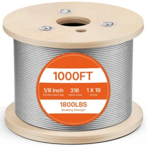 T316 roostevaba terasest tross 300m – T316 Roostevaba Terasest Tross (3,2 Mm, 300 M, 11,14 Kn)