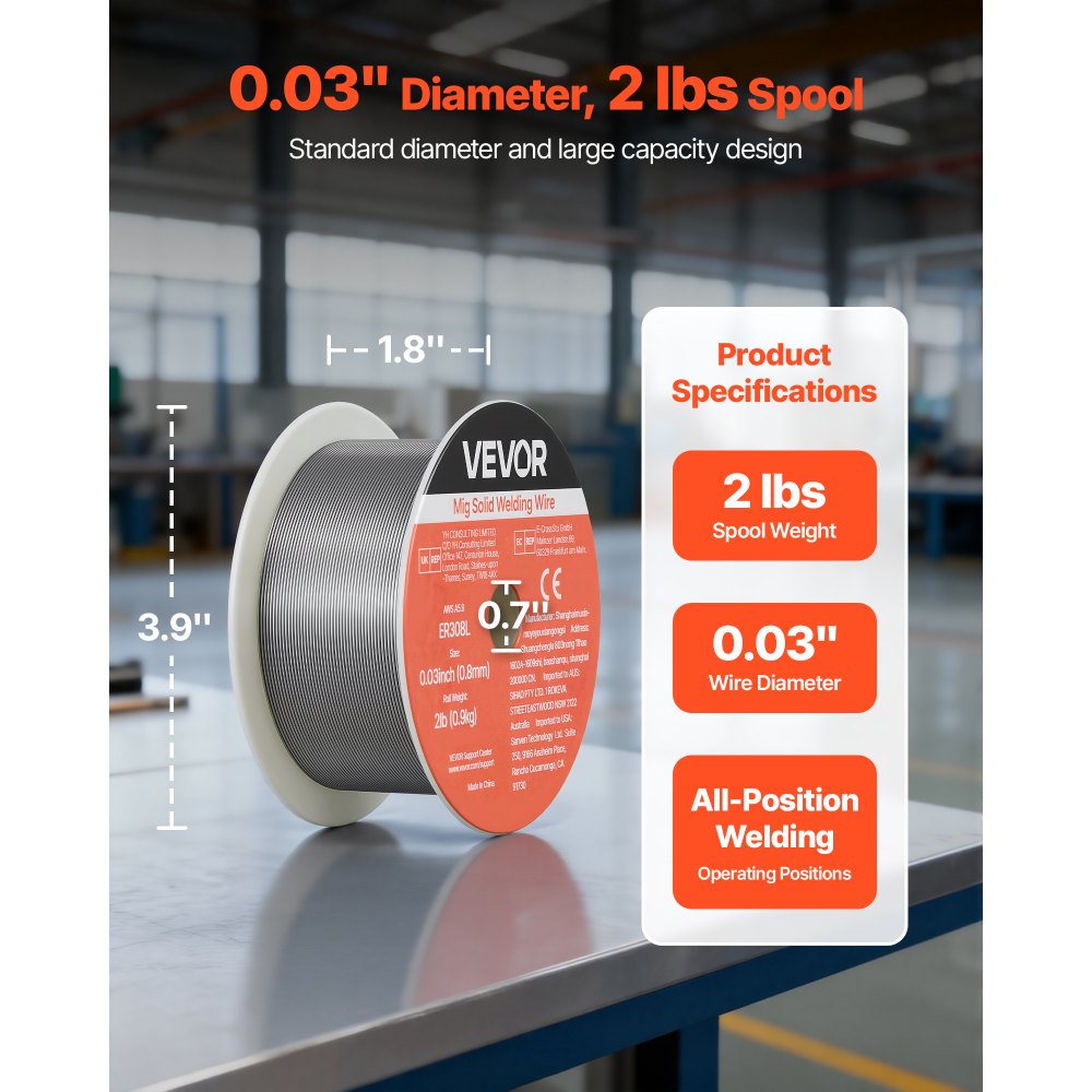 Tahke MIG Keevitustraat (0,8 Mm, 0,9 Kg, Roostevaba) – toote pilt 1
