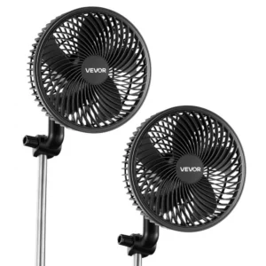 taimede ventilaator 10 W 12V – Taimede Ventilaator, Kasvatustelgi Klambriga Ventilaator Laetav, 9 Kiirust