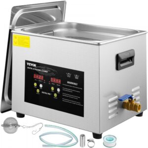 ultrahelipuhasti 15 L 600 W – Täiustatud Ultrahelipuhasti (15 L, 600 W Soojendi, 360 W Ultraheli)