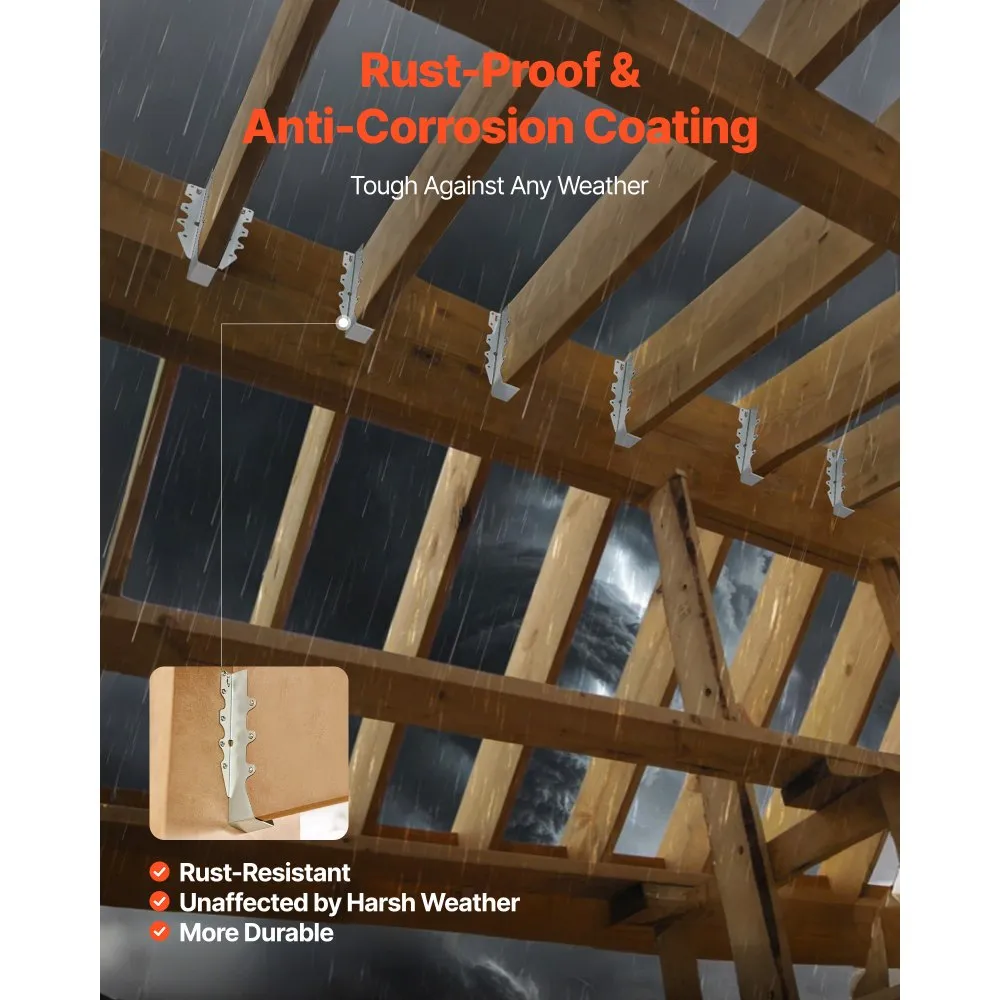 Talade Riputi (40 x 38 x 199 mm, 50 Tk, Roostekindel Kate) – toote pilt 3