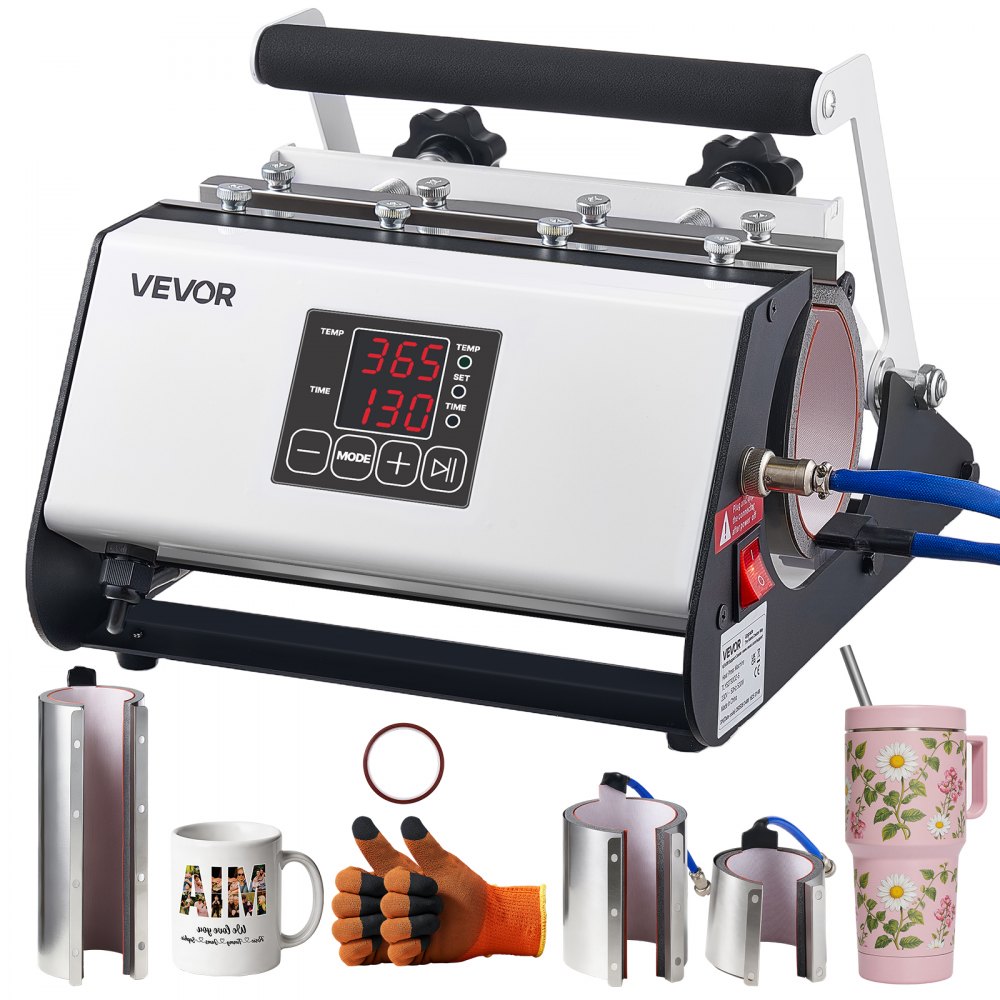 tasside kuumpress sublimatsioon – Tasside Kuumpress (500 W, 0-220°C, 11-1134 g)