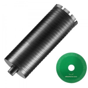 teemantpuuriterade komplekt 10,2 cm – Teemantpuuriterade Komplekt (10,2 cm, Märg/Kuiv, 24,1 cm Sügavus)