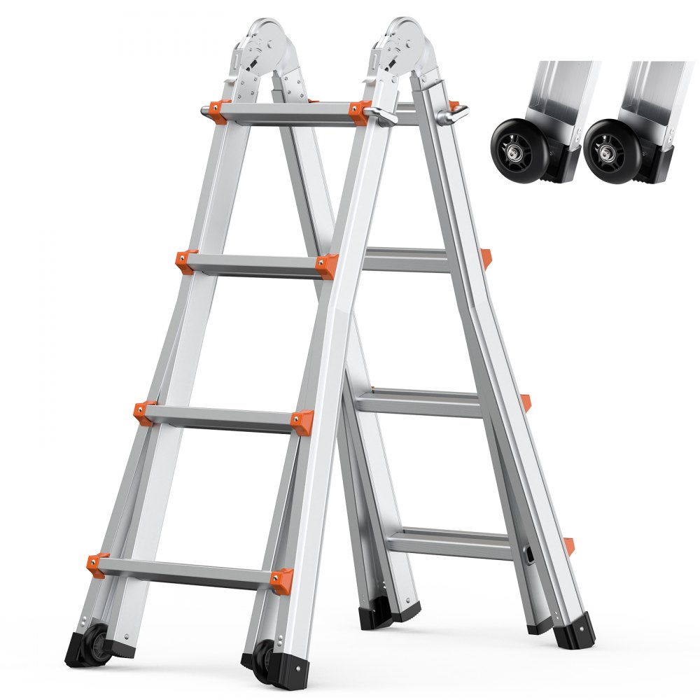 teleskoopredel A-raam alumiinium – Teleskoopredel A-Raam (4.67 m, Alumiinium, 150 kg Kandevõime)