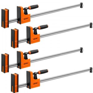 tisleritööde F-klambrid 91,4 cm – Tisleritööde F-klambrid (4 tk, 91,4 cm avamine, 680 kg kandevõime)