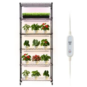 toataimede riiul kasvulampidega – Toataimede riiul kasvulampidega (180 cm, 6 tasandit, 150 W LED)