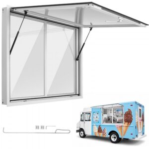 toiduauto teenindusaken akrüülakendega – Toiduauto Teenindusaken 122 x 91 cm Alumiiniumist 2 Akrüülakent