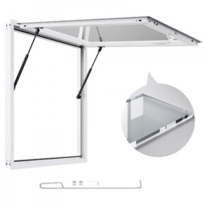 toitlustusaken alumiiniumraamiga 92x92 cm – Toitlustusaken Alumiiniumisulamist Raamiga (92x92 cm, 85° Avang, Vihmakindel)