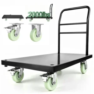tööstuslik platvormkäru 900 kg – Tööstuslik platvormkäru (900 kg kandevõime, 122×61×81,5 cm)