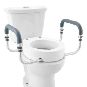 tõstetud wc iste alumiiniumkäetoed – Tõstetud WC-Iste (8,9 Cm Kõrgus, 136,1 Kg Kandevõime, Alumiiniumist Käetoed)