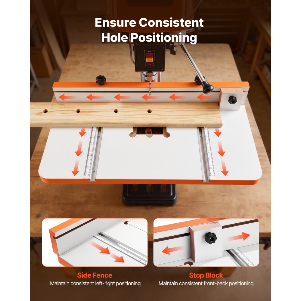 Trellipressi Töölaud (605 x 300 Mm, Reguleeritav Piire, MDF) – toote pilt 4